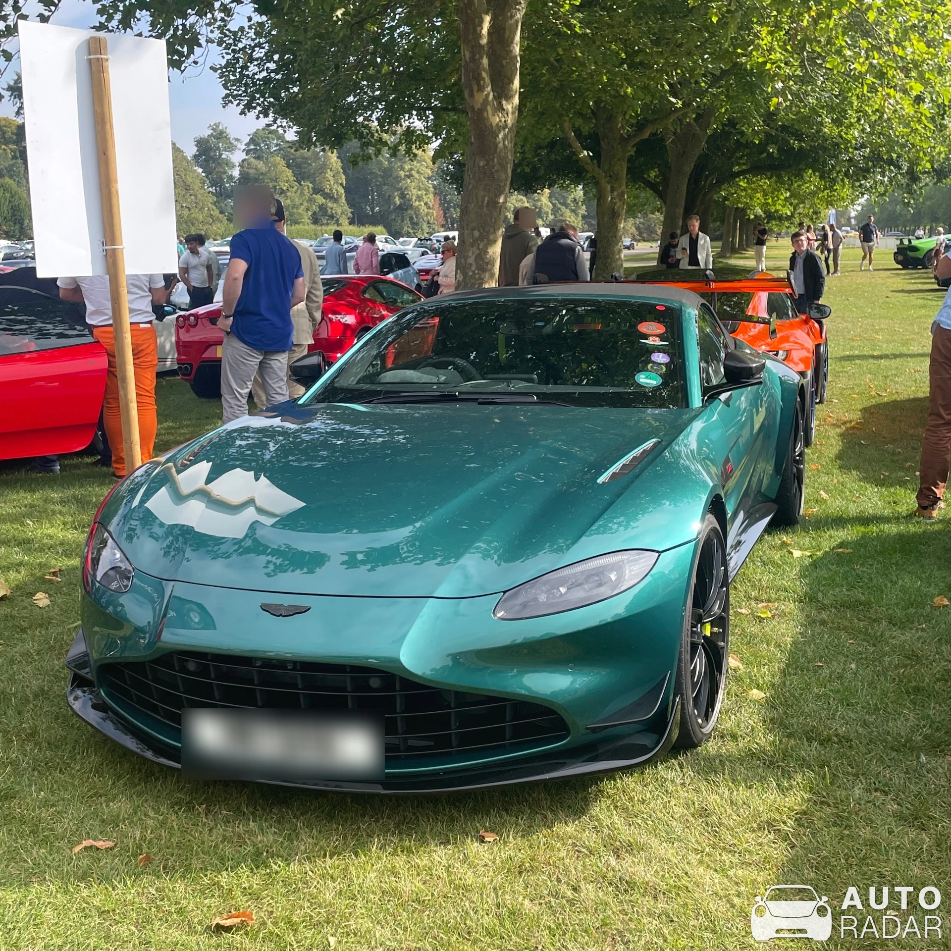 Aston Martin V8 Vantage Formula 1 Edition Roadster spotted in Oxfordshire, United Kingdom