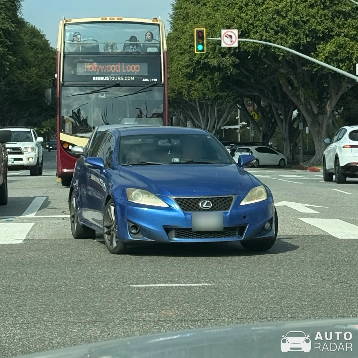 Lexus IS-F spotted in Beverly Hills, United States