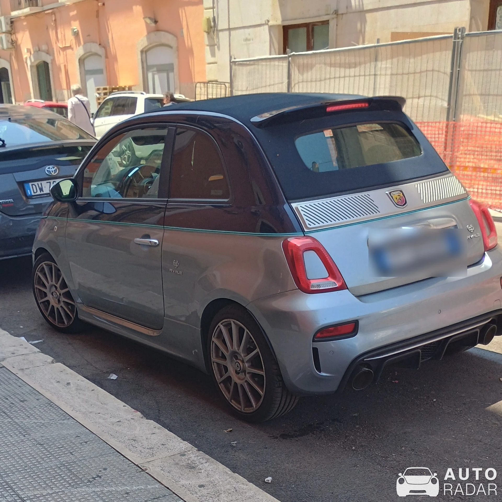Abarth 695C Rivale spotted in Bari, Italy