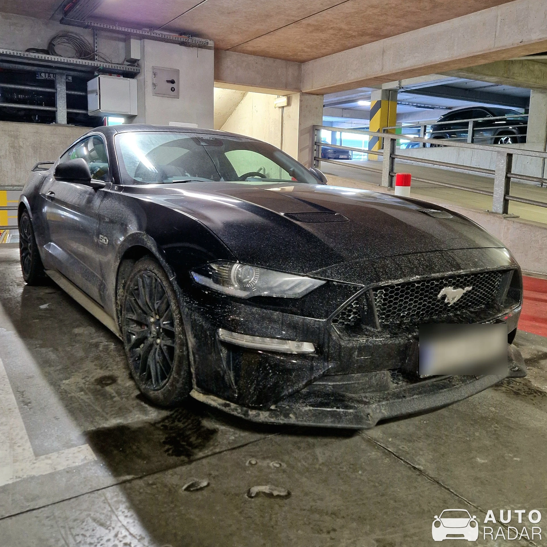 Ford Mustang GT spotted in Balice, Poland