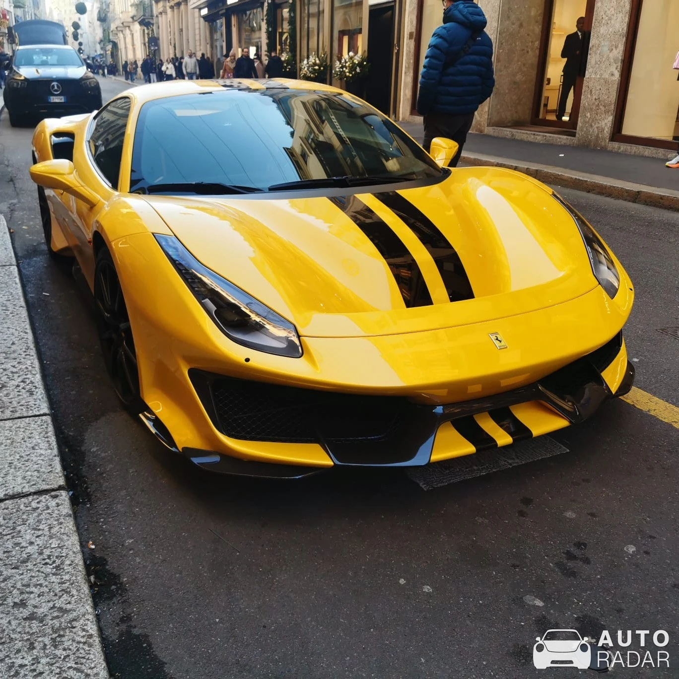 Ferrari 488 Pista spotted in Milano, Italy