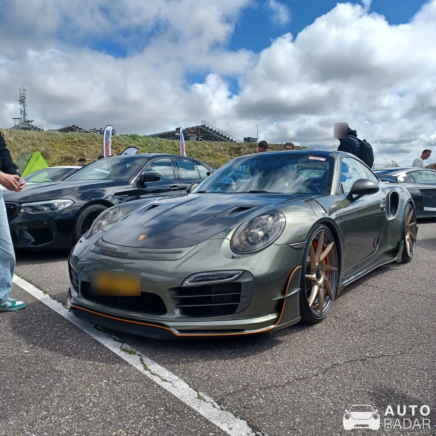 Porsche 991 Turbo S Cabriolet TechArt spotted in Zaventem