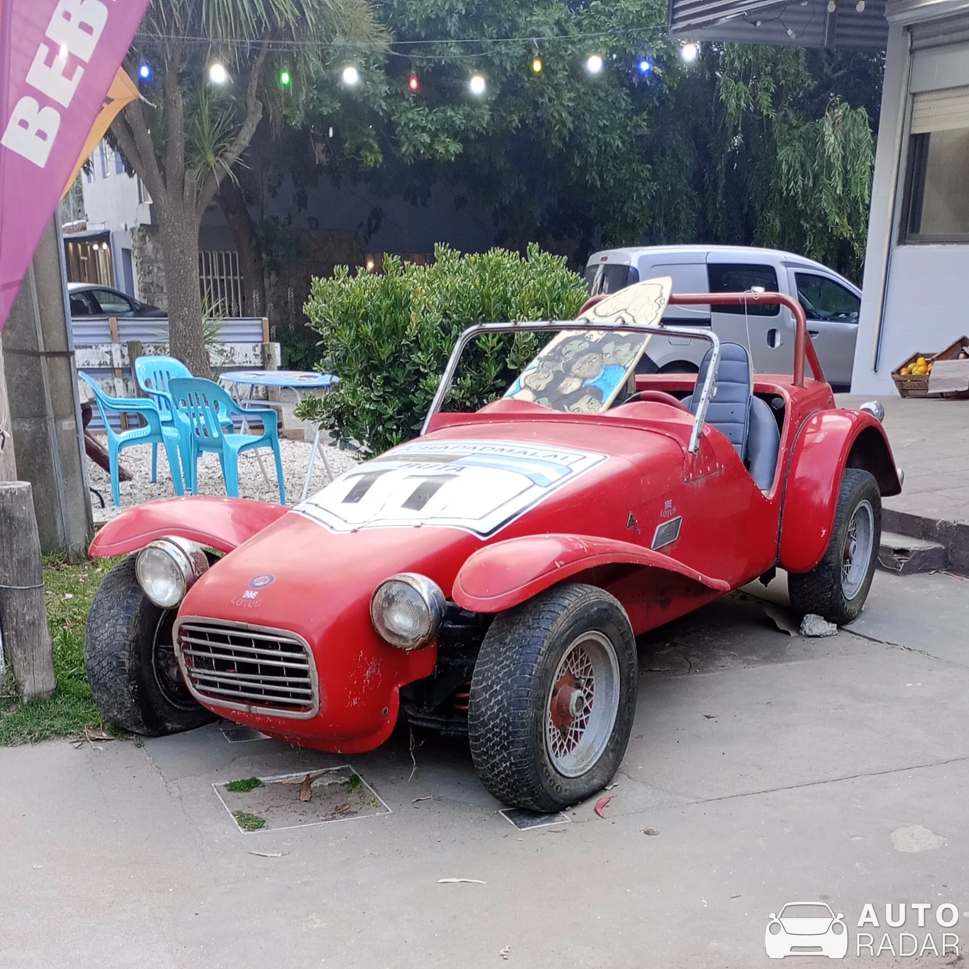 Lotus Seven spotted in Chapadmalal, Argentina