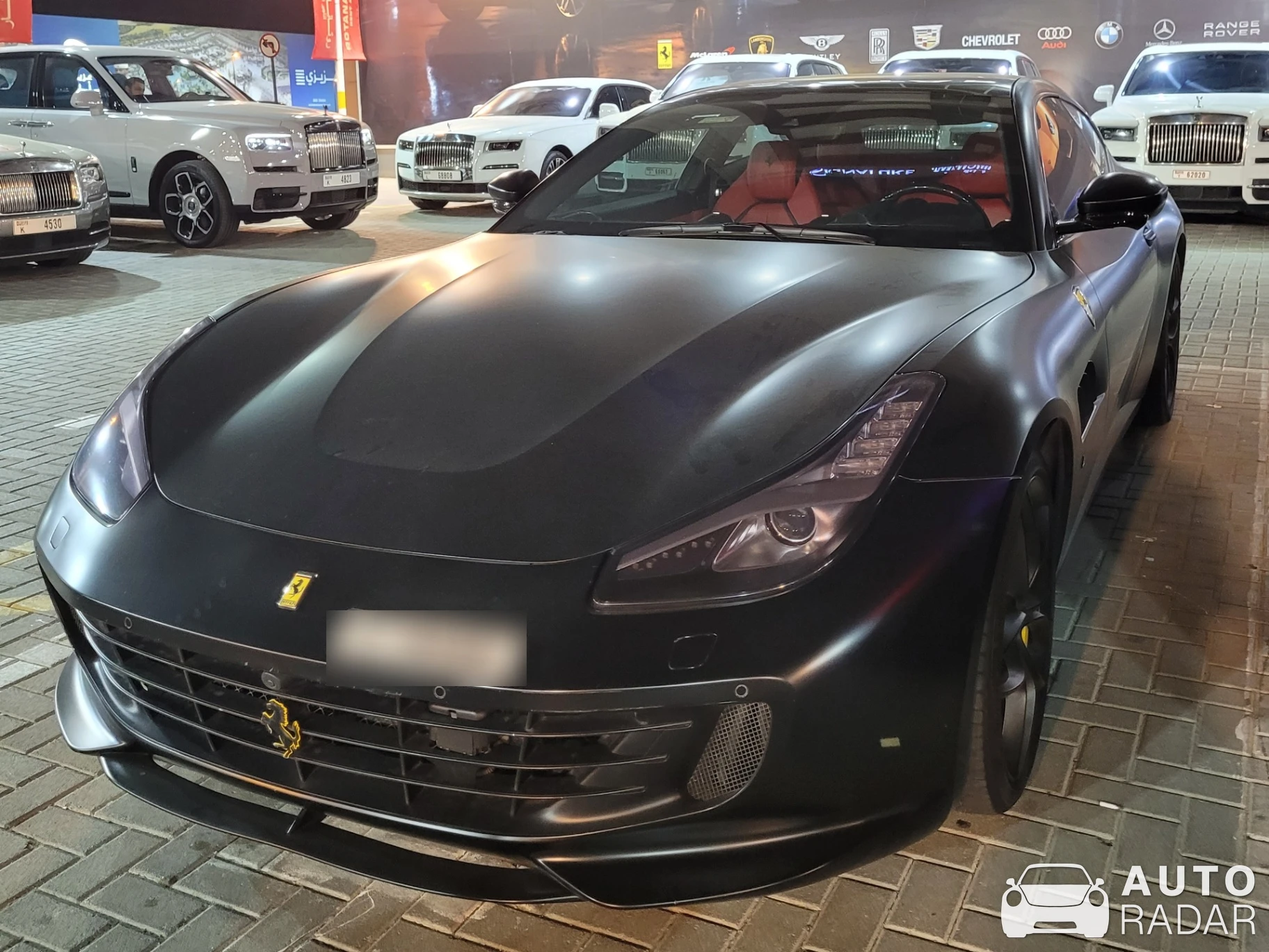 Ferrari GTC4Lusso spotted in Dubai, United Arab Emirates