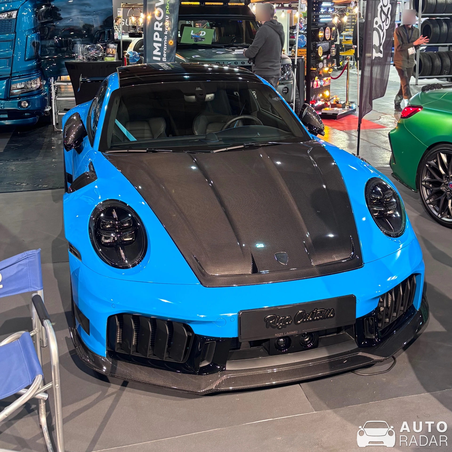 Porsche TechArt 992 Carrera 4 GTS spotted in Riga