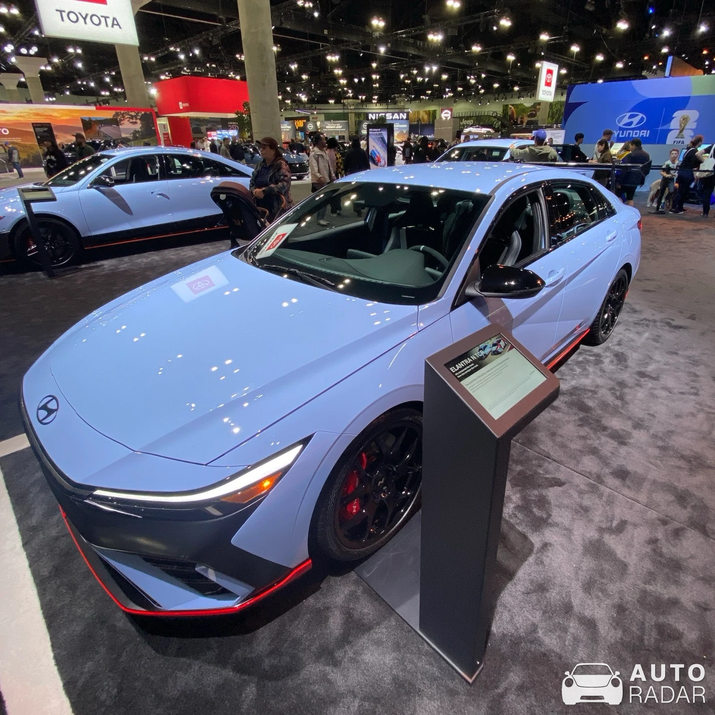 Hyundai Elantra N TCR Edition spotted in Los Angeles