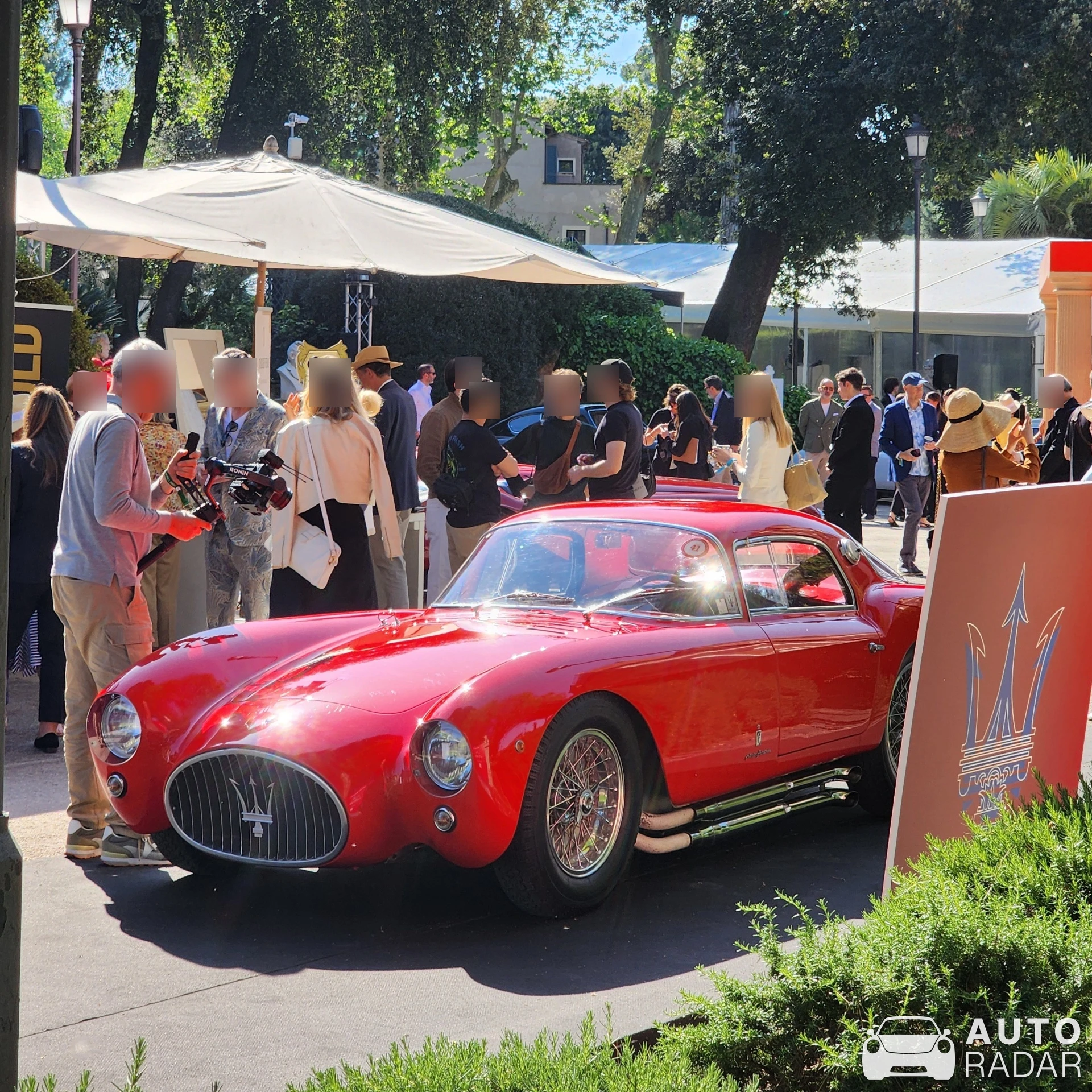 Maserati A6GCS spotted in Roma