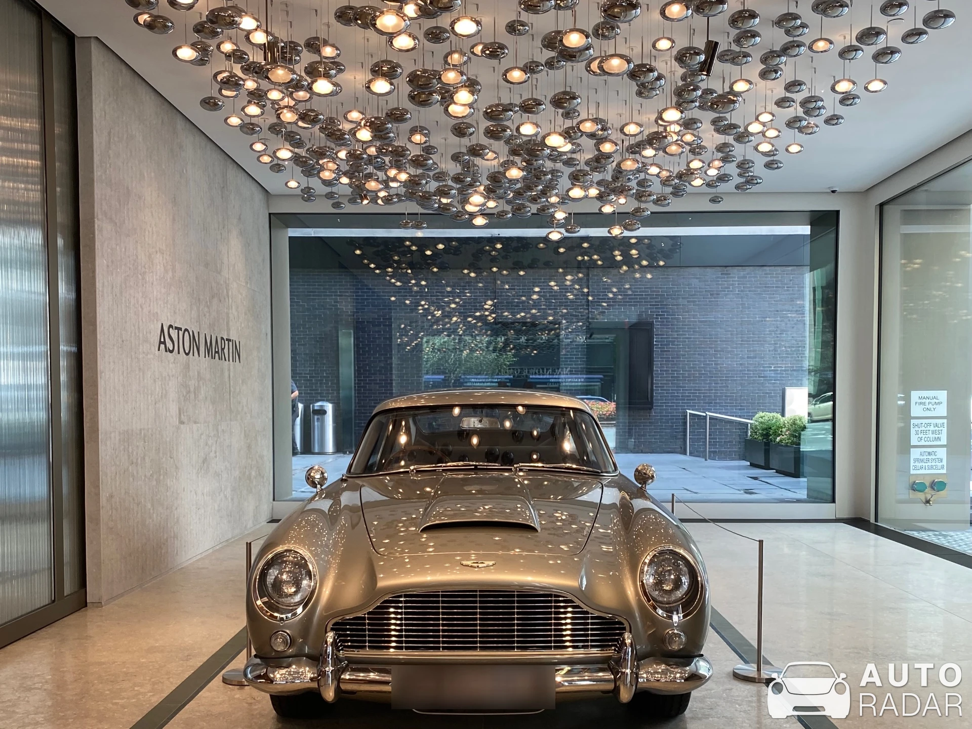 Aston Martin DB5 spotted in New York, United States