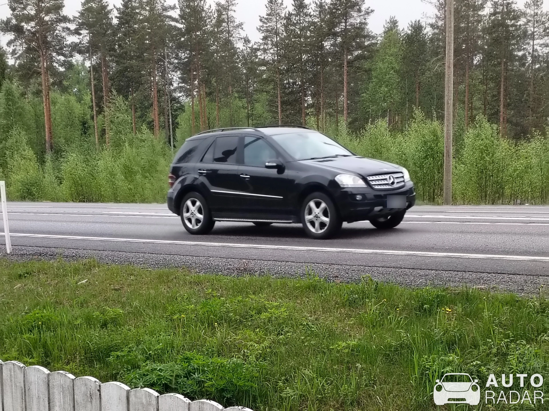 Mercedes-Benz ML 63 AMG W164 spotted in Leivonmäki