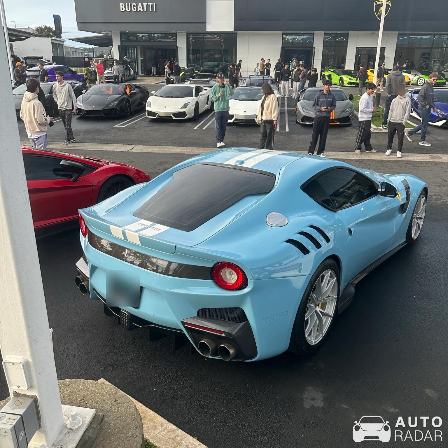 Ferrari F12tdf spotted in Irvine, United States