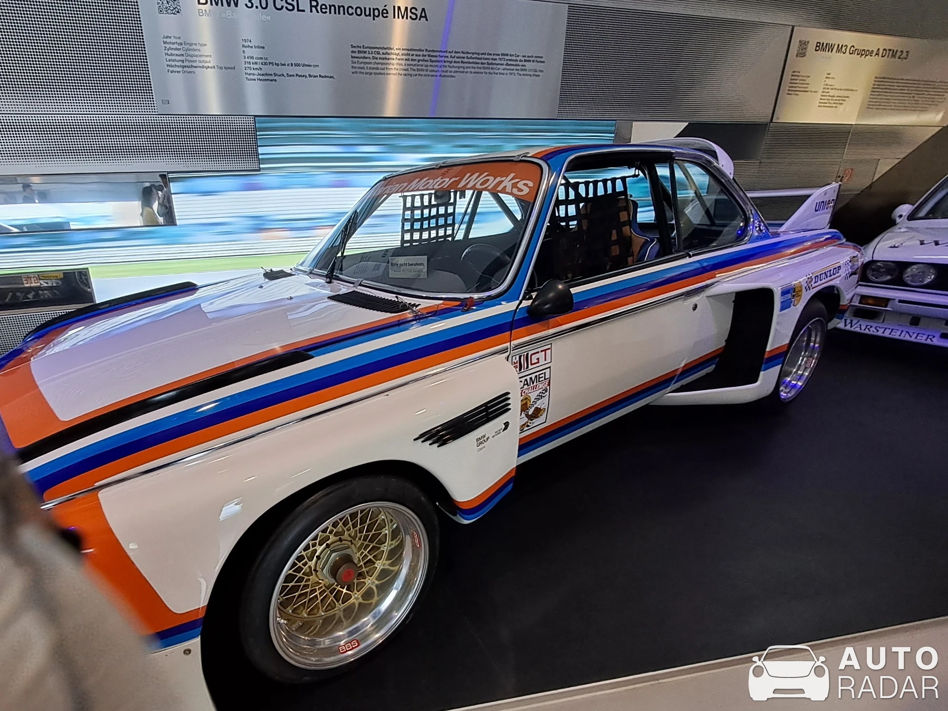 BMW 3.0 CSL E9 Renncoupé IMSA spotted in München, Niemcy