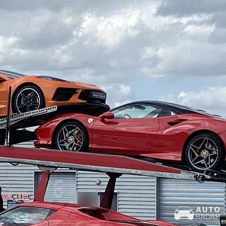Ferrari F8 Tributo spotted in Saint-Pierre-du-Palais