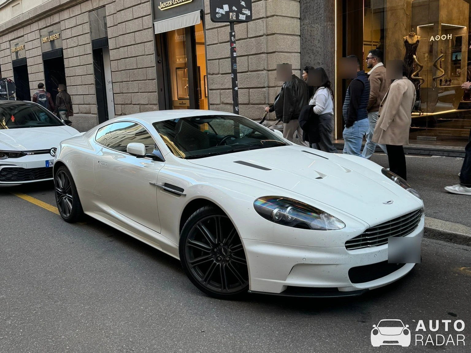 Aston Martin DBS spotted in Milano, Italia