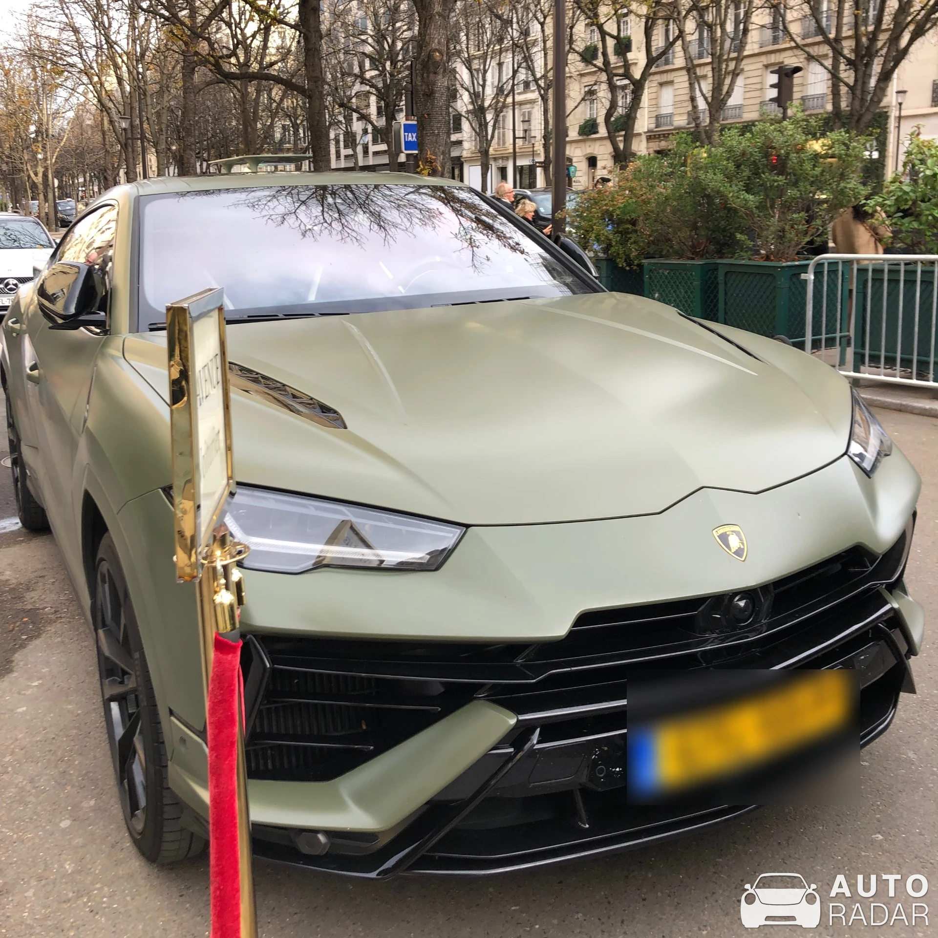 Lamborghini Urus spotted in Paris, France