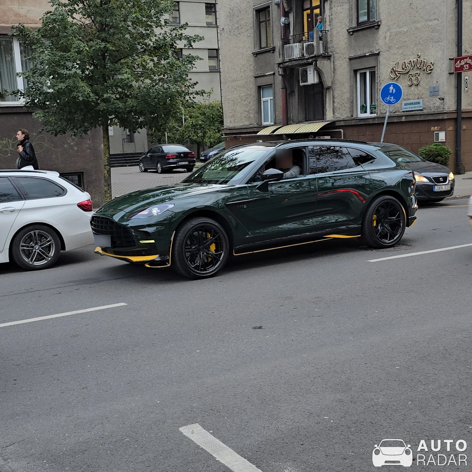Aston Martin DBX707 AMR23 Edition spotted in Kaunas, Lithuania