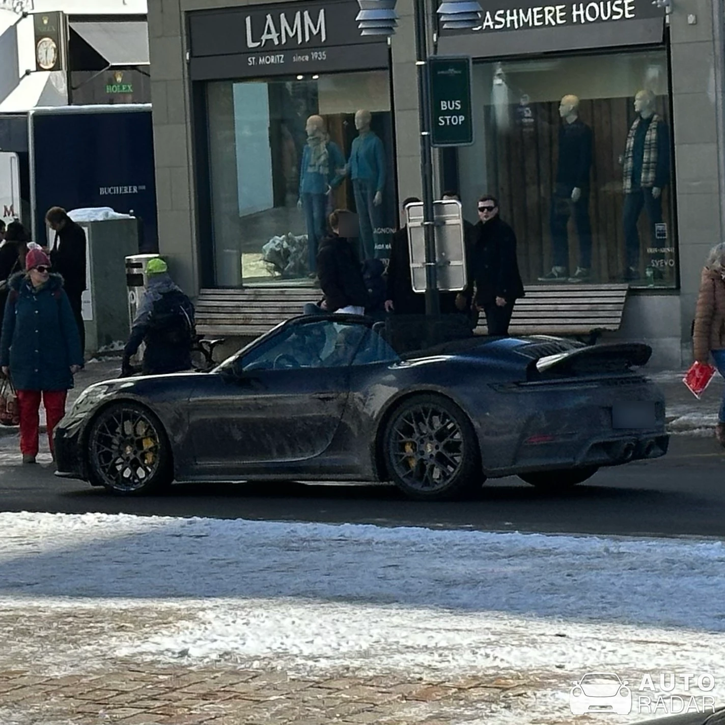 Porsche 992 Carrera GTS Cabriolet MkI spotted in Sankt Moritz, Schweiz