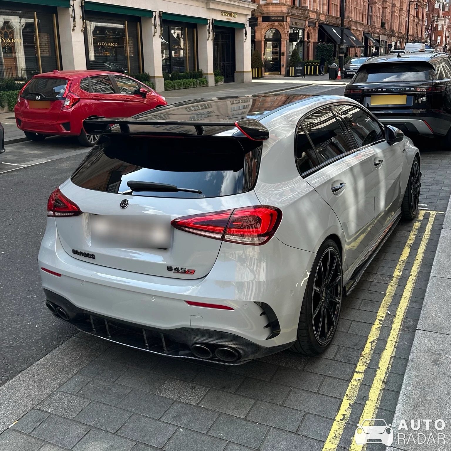 Mercedes-AMG Brabus A B45 spotted in Dagenham
