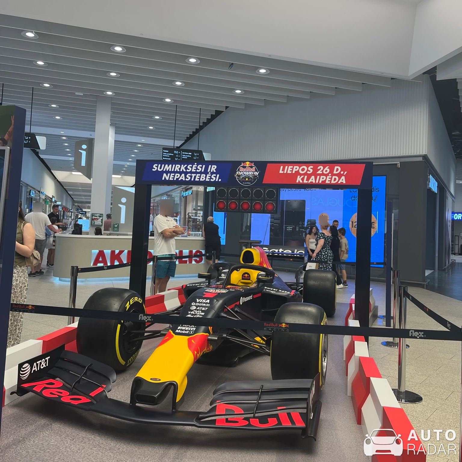 Red Bull Racing RB14 spotted in Klaipėda