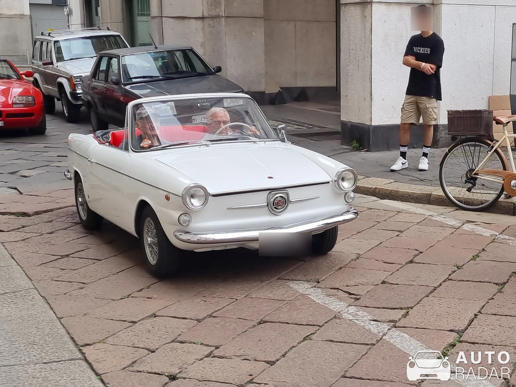 Fiat 750 spotted in Milano