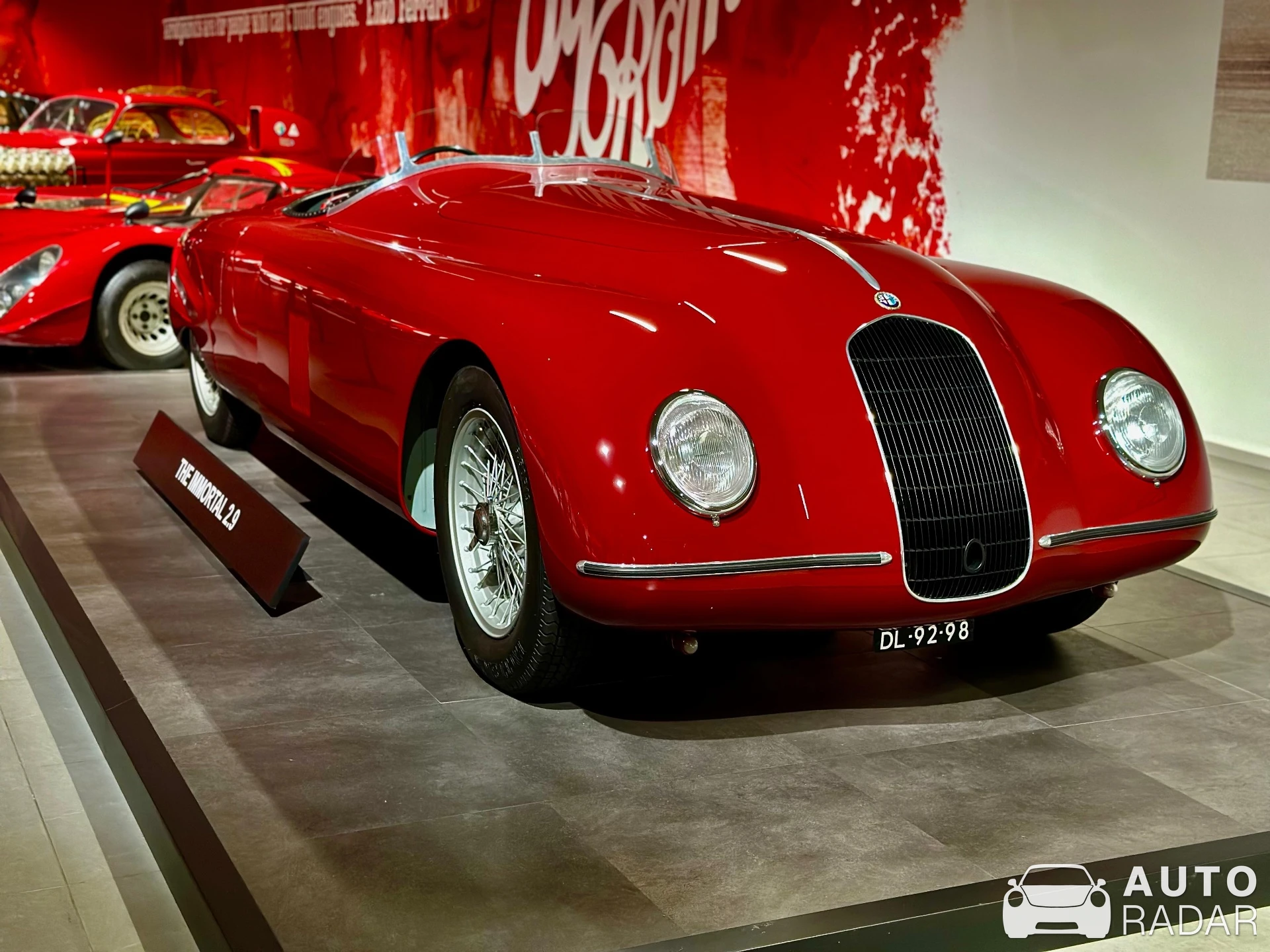 Alfa Romeo 8C 2900 B Corsa Spider Sperimentale 'Balena' spotted in Den Haag