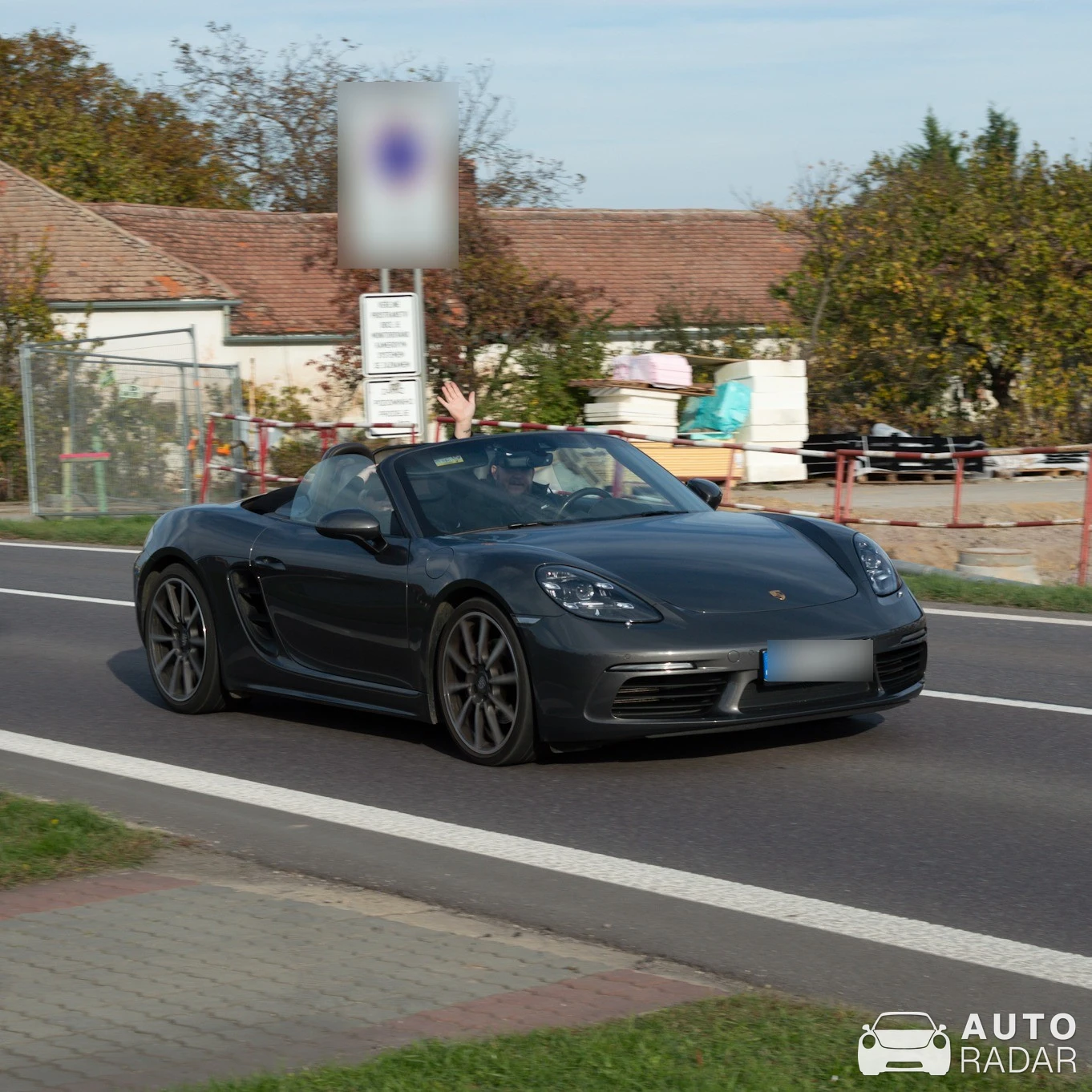 Porsche 718 Boxster spotted in Chvalovice, Czechia