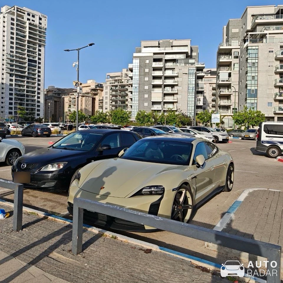 Porsche Taycan Turbo S spotted in Ashkelon