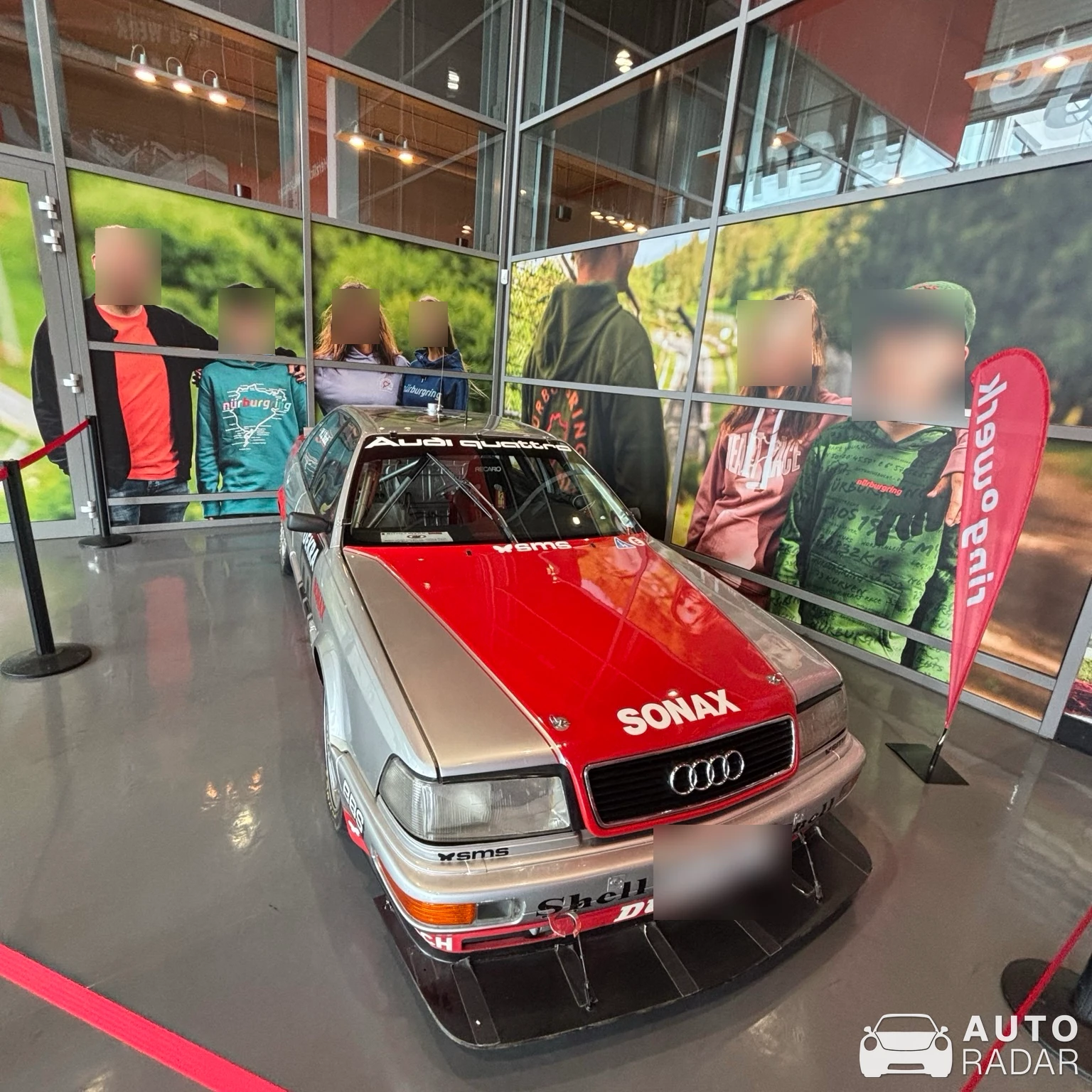 Audi V8 Quattro DTM spotted in Nürburg