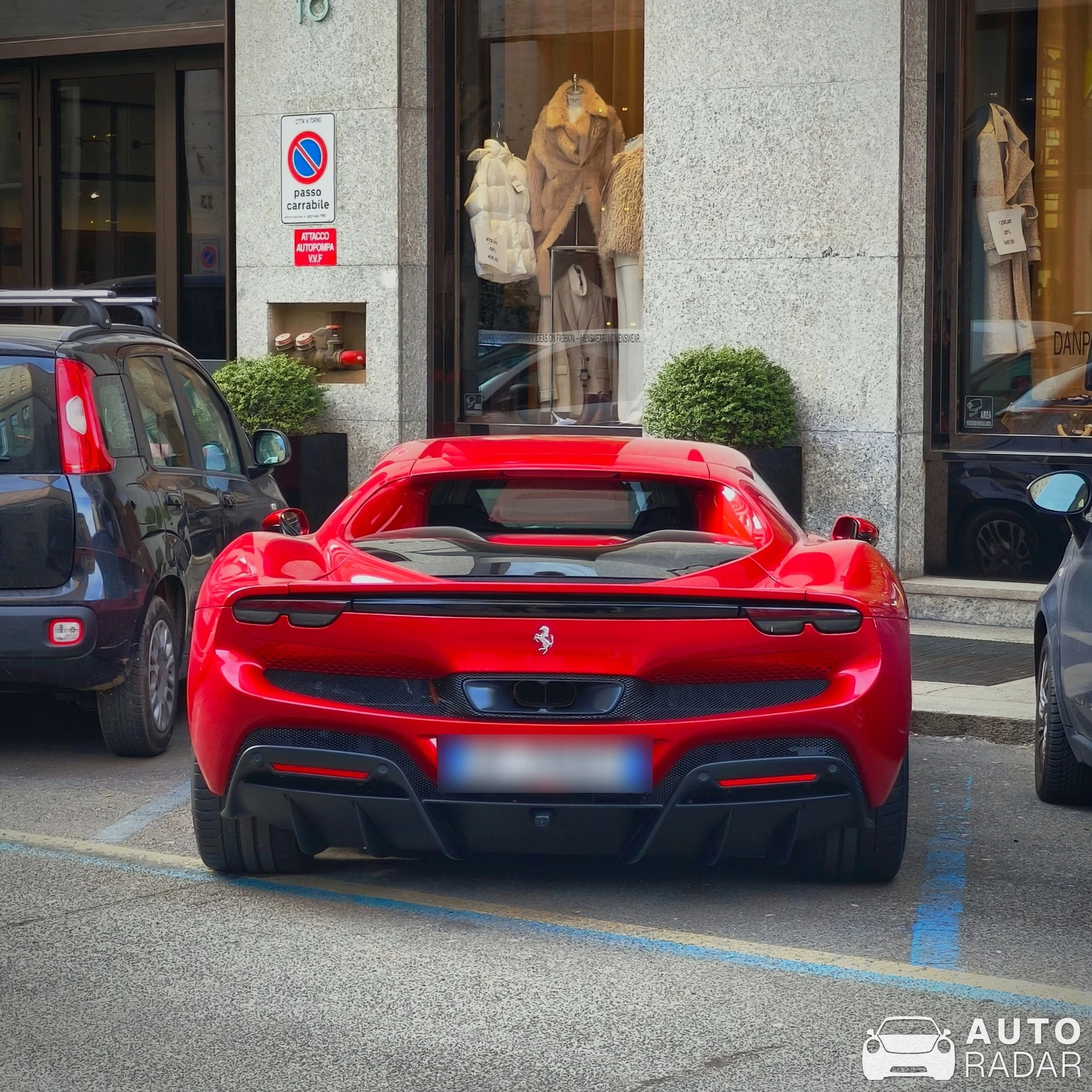 Ferrari 296 GTB spotted in Torino, Italy
