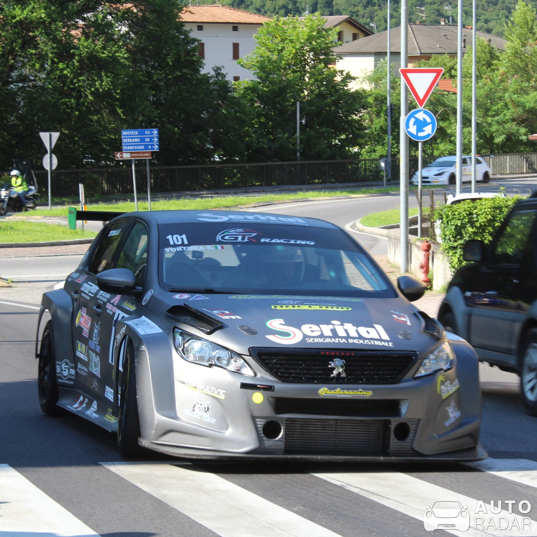 Peugeot 308 TCR spotted in Malegno
