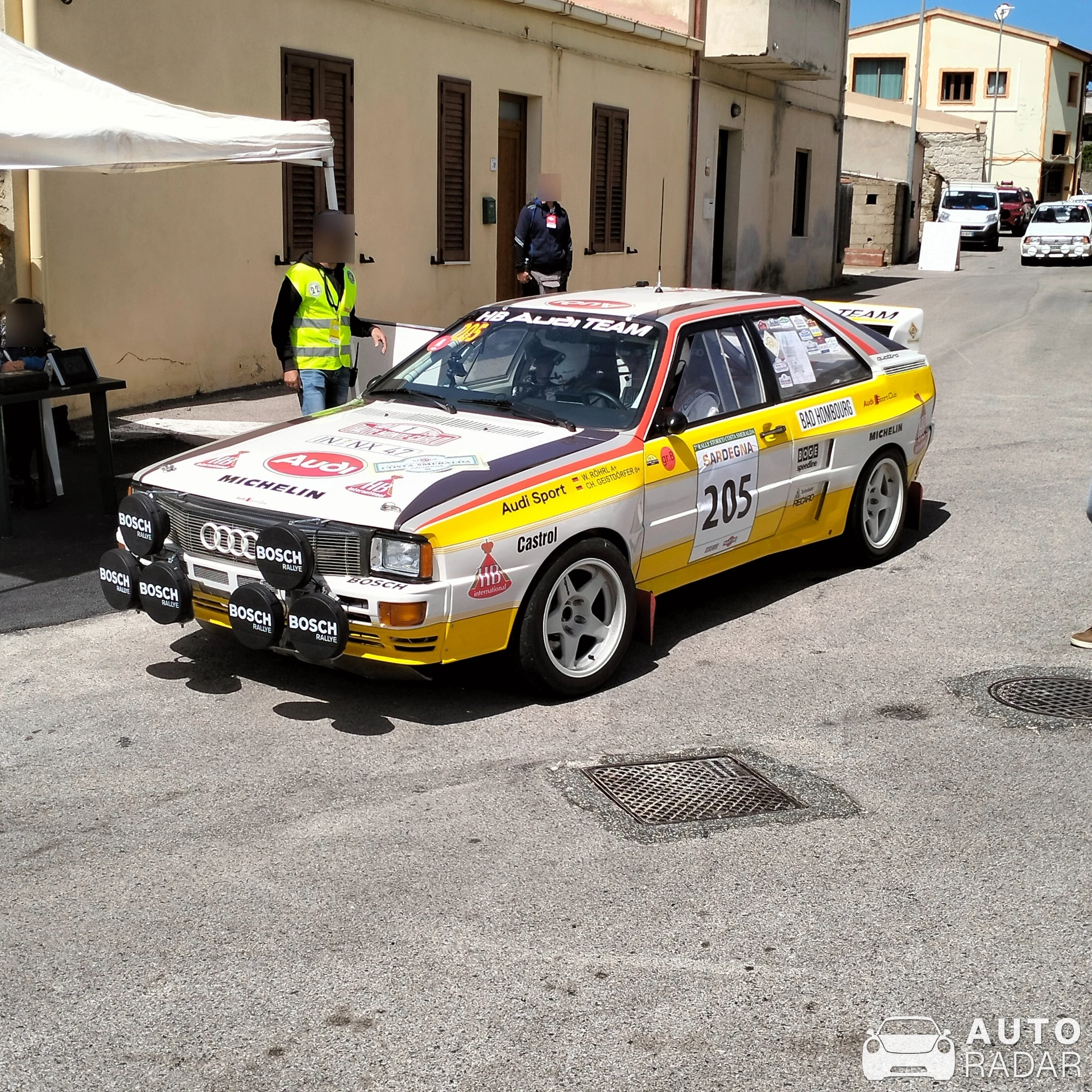 Audi Quattro spotted in Viddalba, Italy
