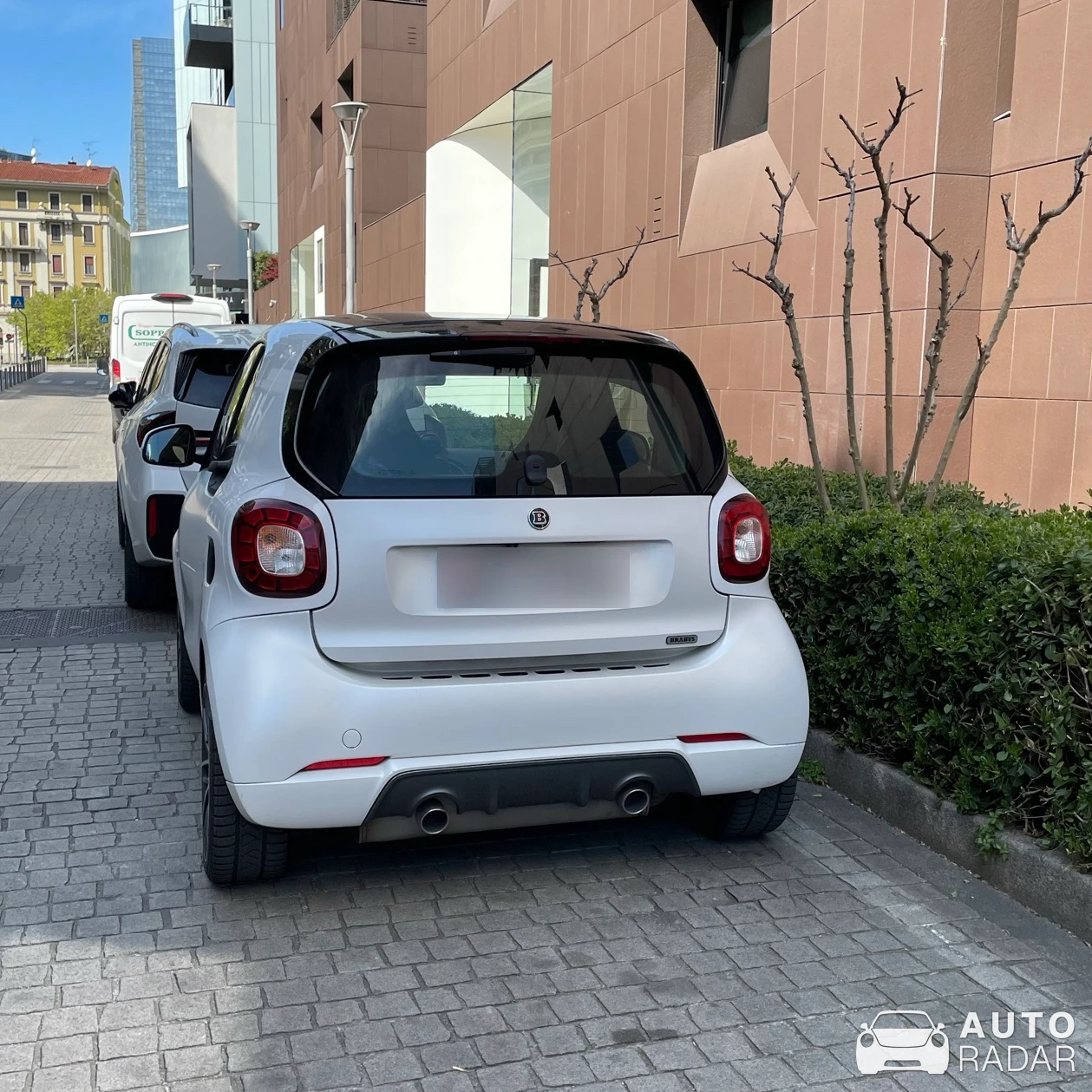 Smart Fortwo EQ Edition 1 Brabus spotted in Milano