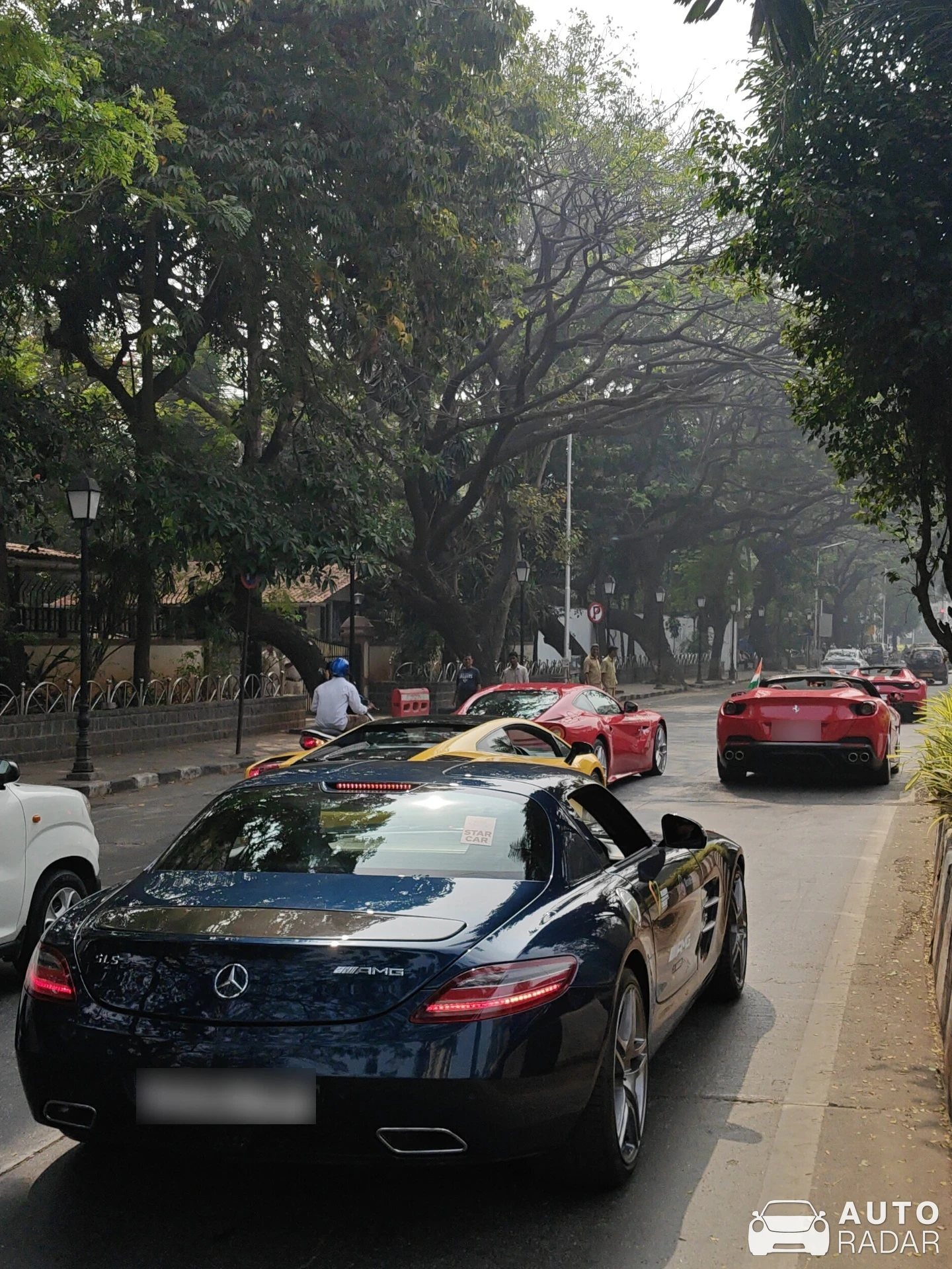 Mercedes-Benz SLS AMG spotted in Mumbai, India