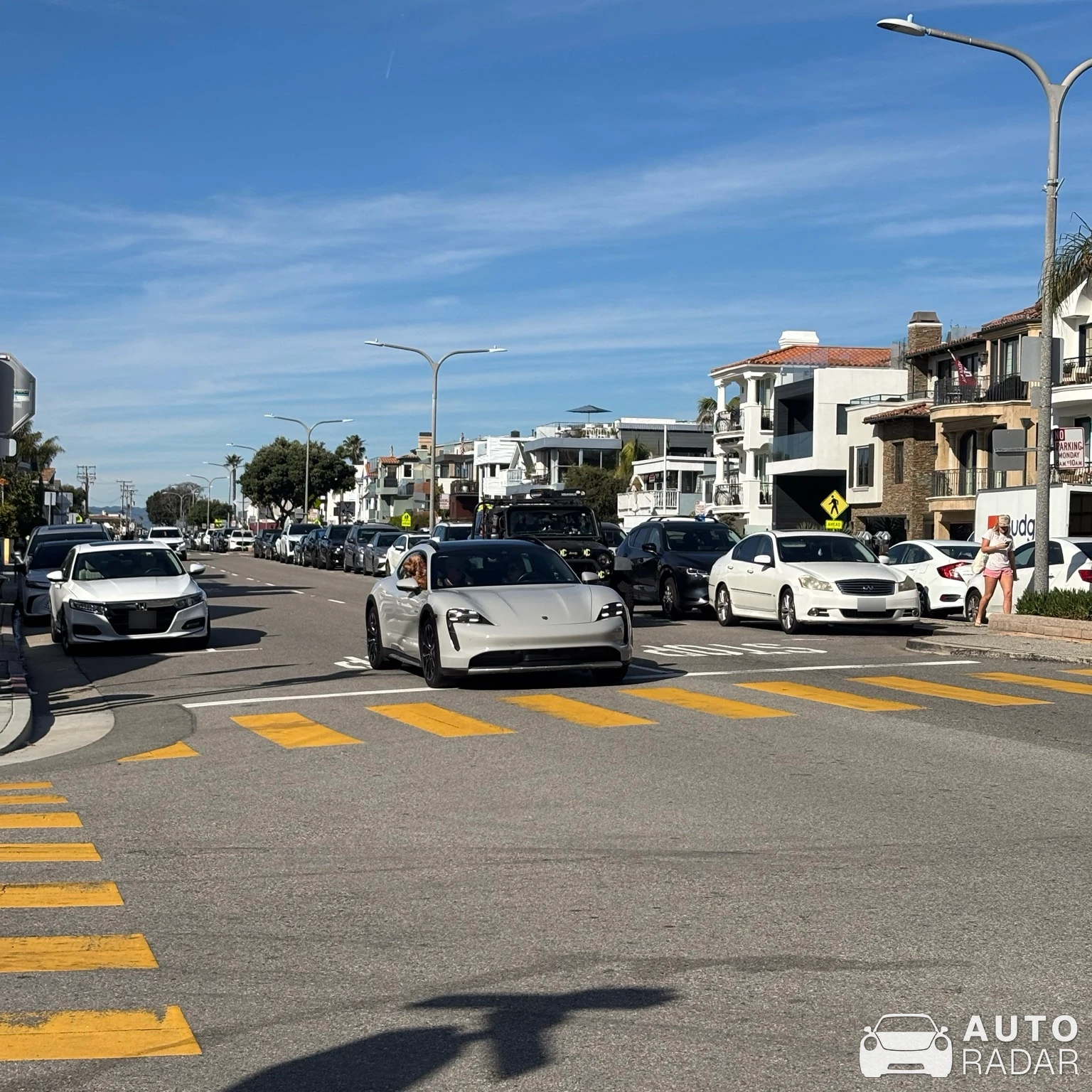 Porsche Taycan Turbo S Cross Turismo spotted in Hermosa Beach, United States