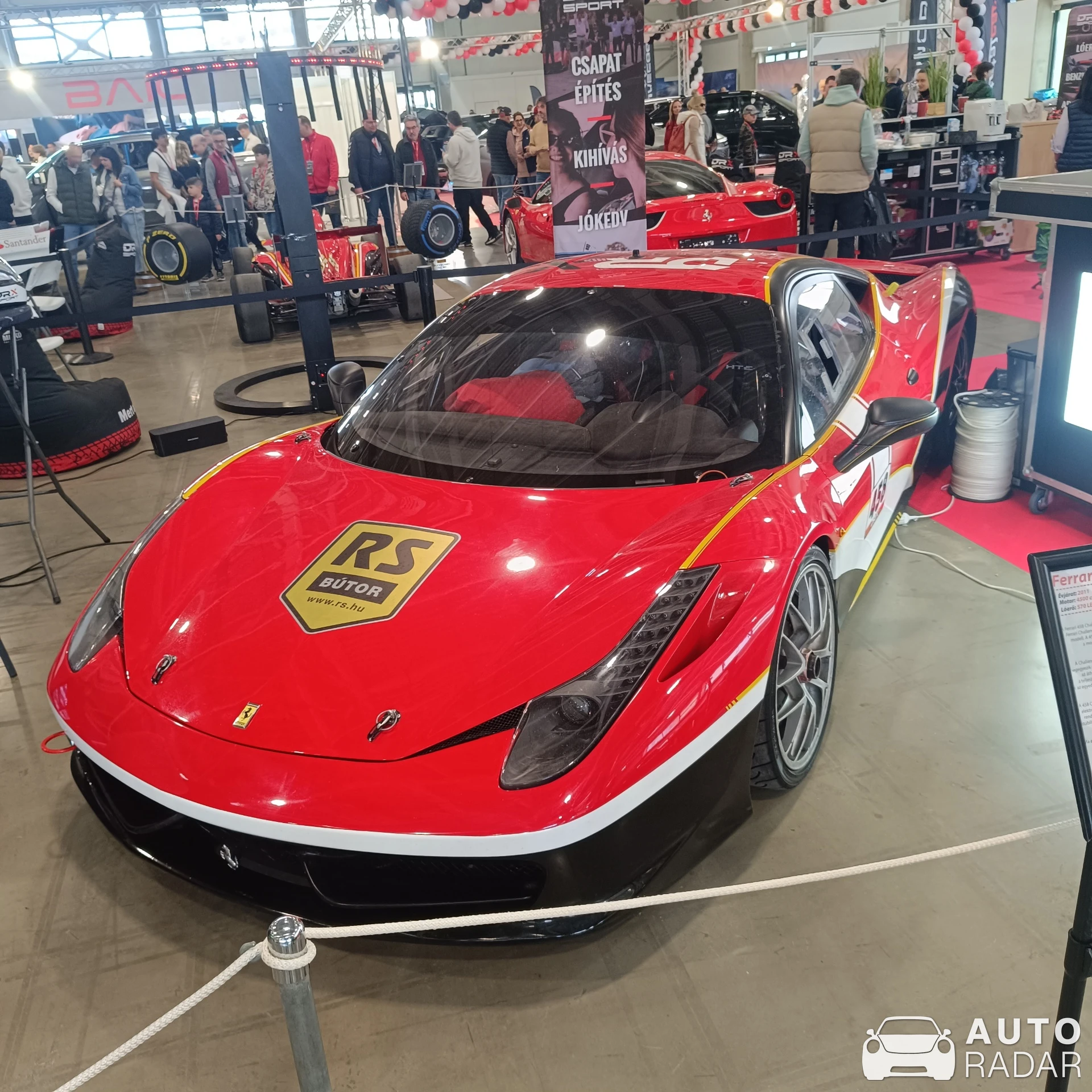 Ferrari 458 Challenge spotted