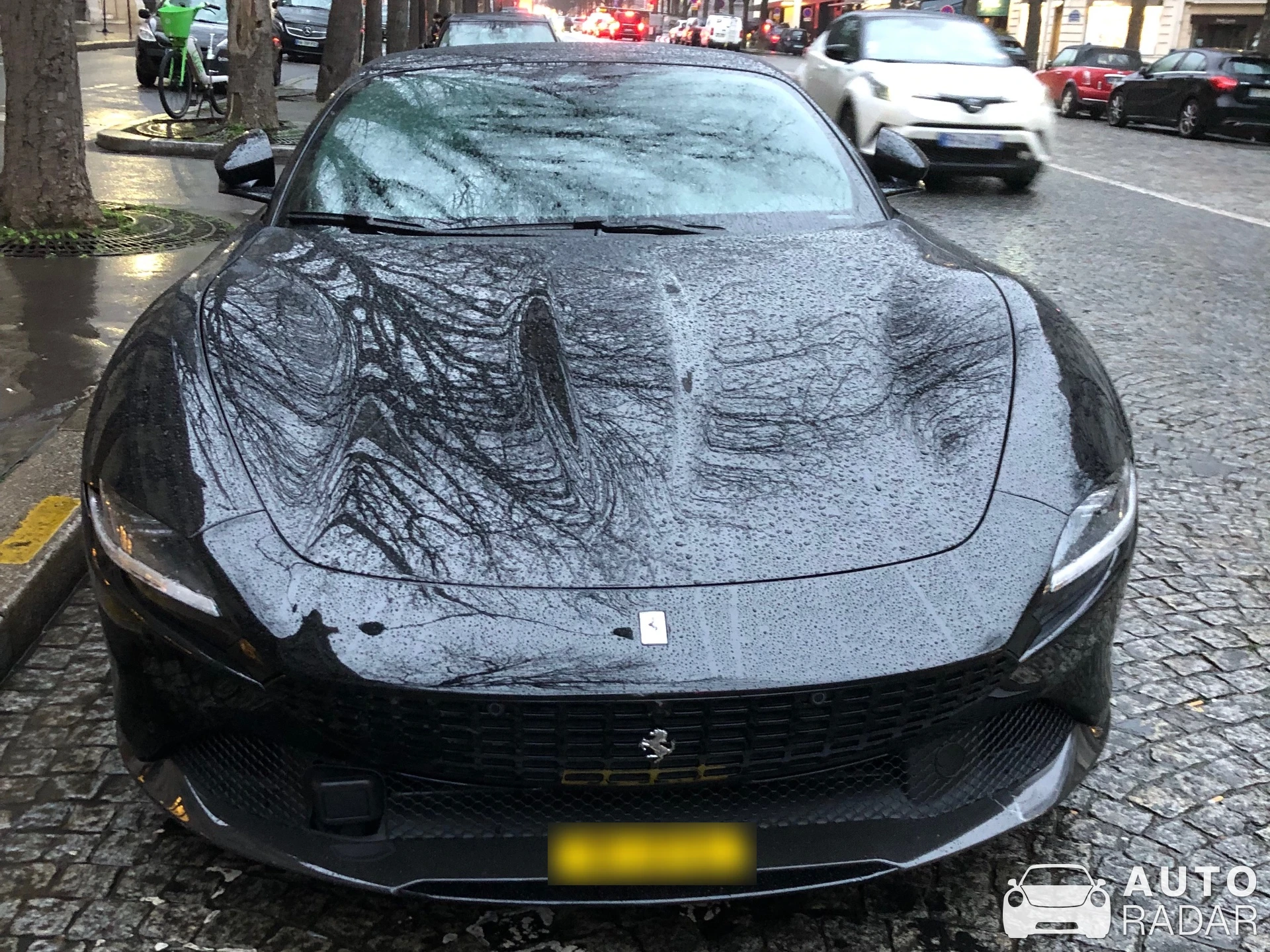 Ferrari Roma spotted in Paris, France