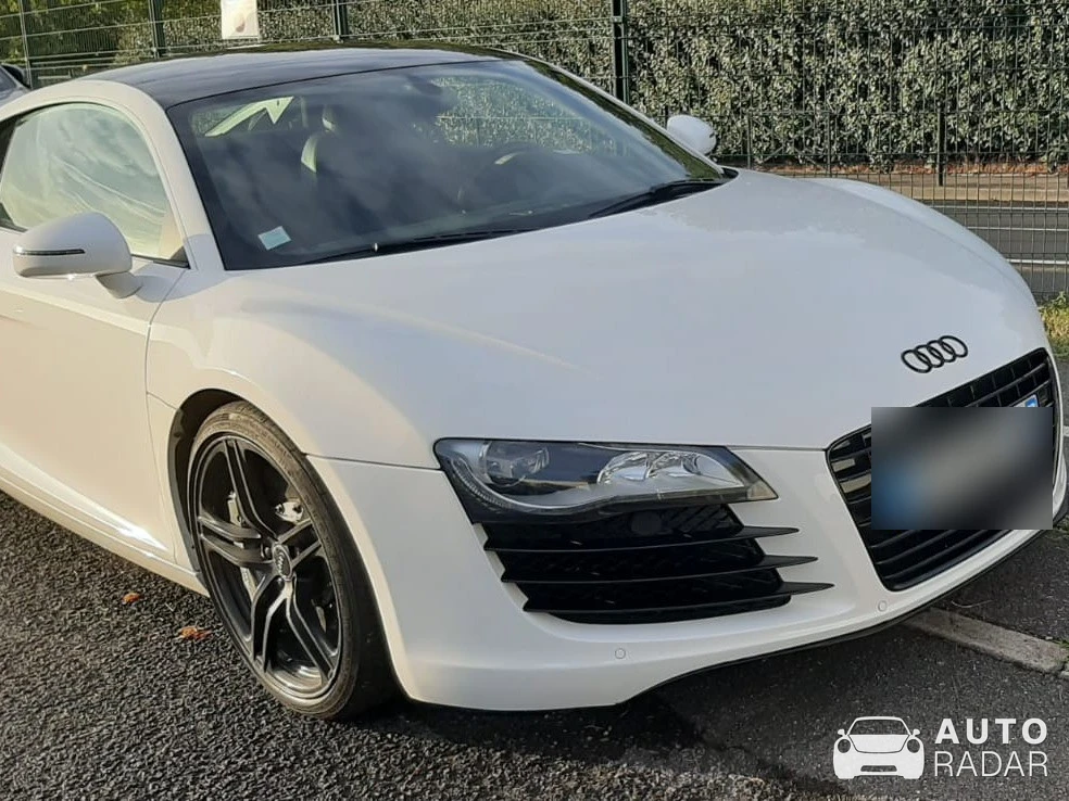 Audi R8 spotted in Le Bourget, France