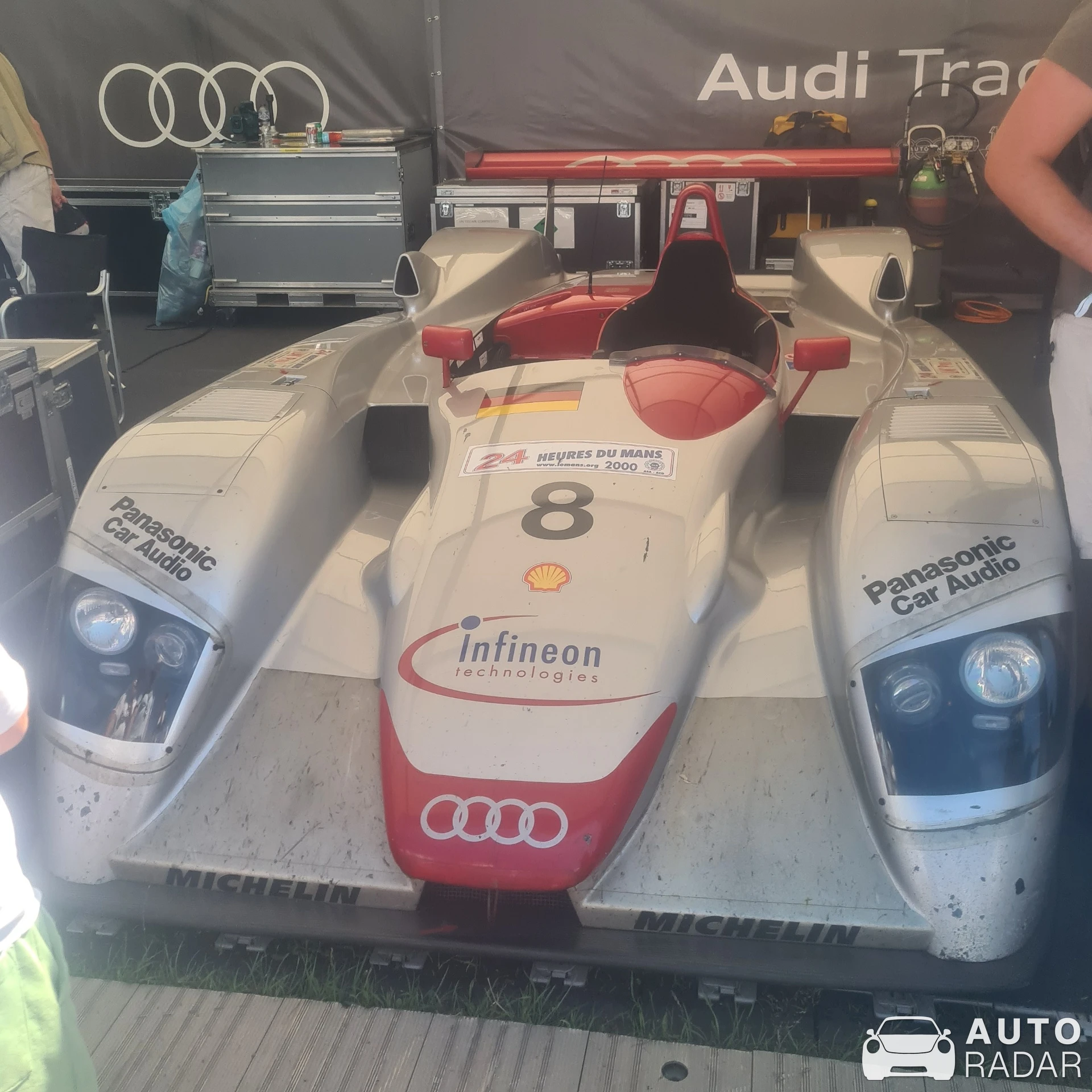 Audi R8 LMP spotted