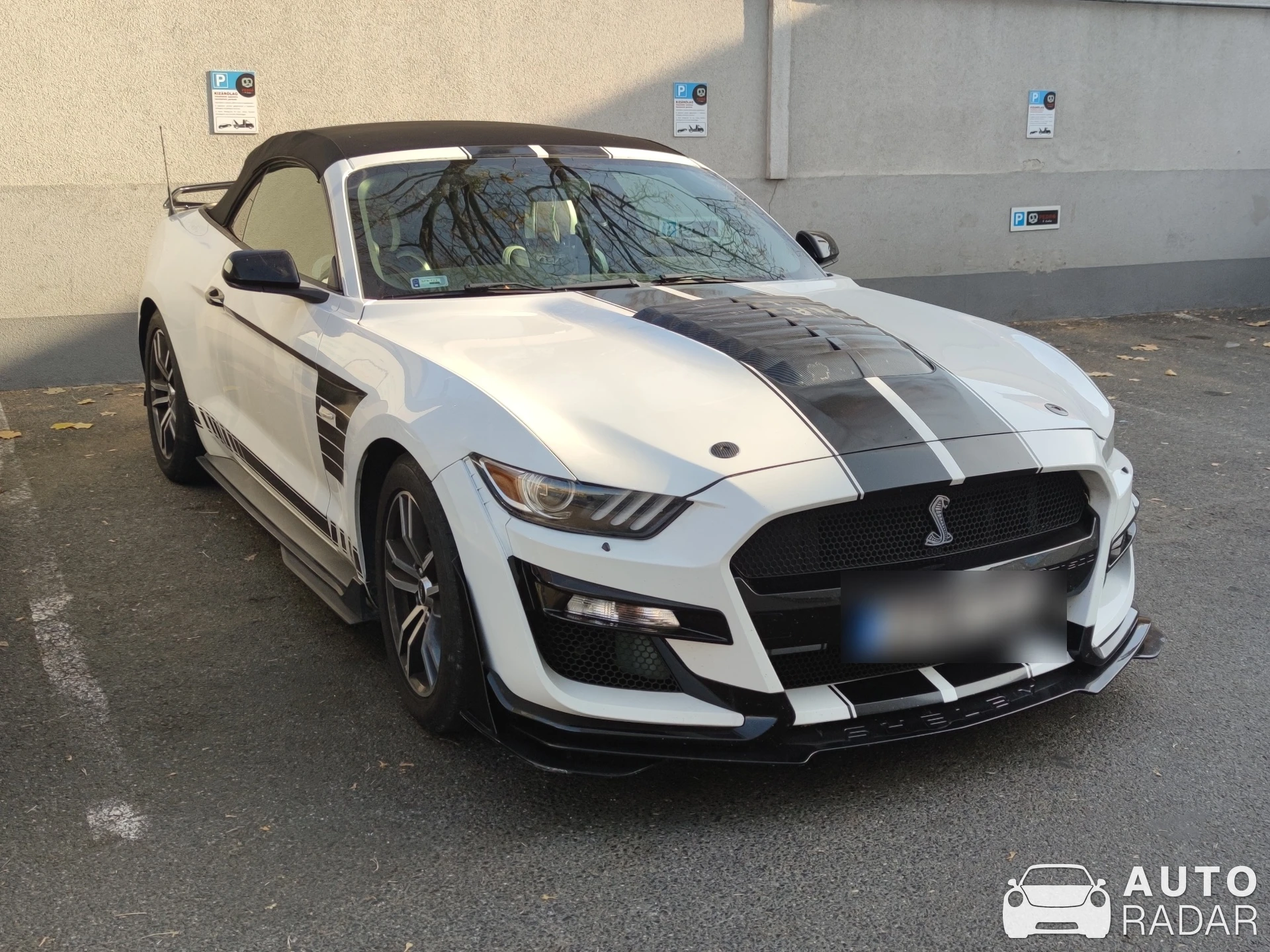Ford Mustang Shelby GT500 Convertible spotted in Győr, Hungary