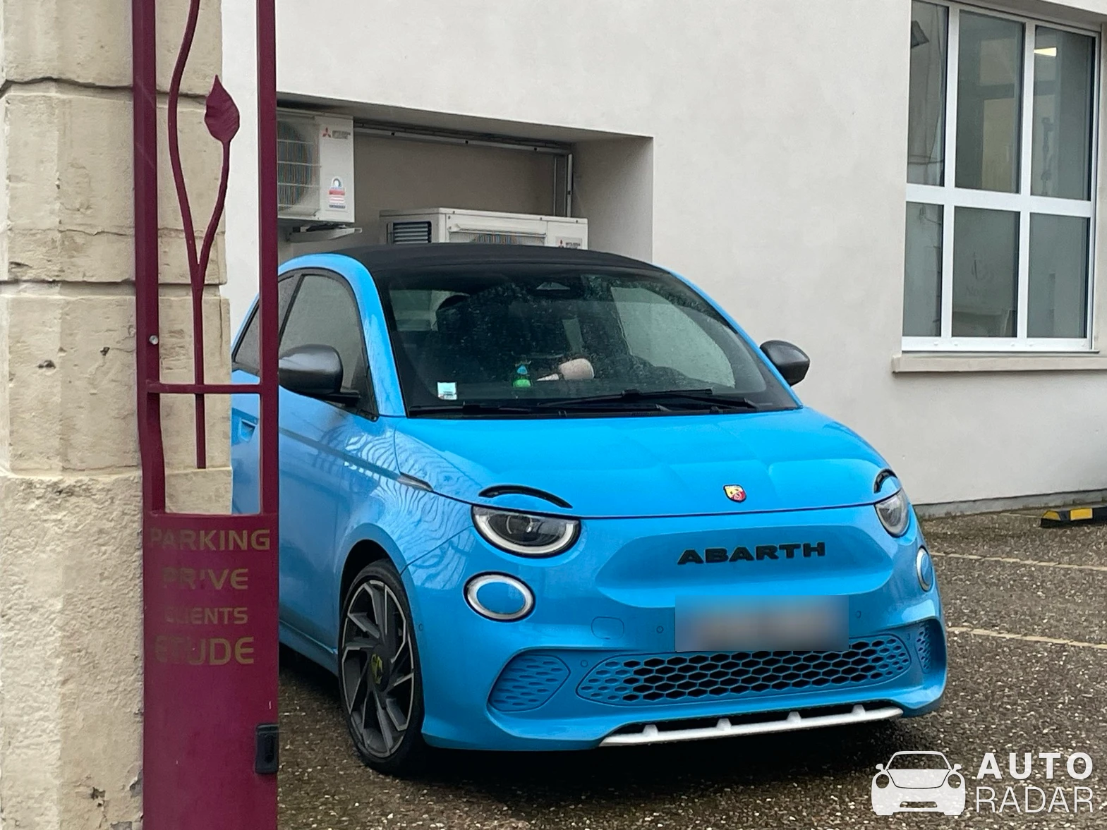 Abarth 500e spotted in Toul
