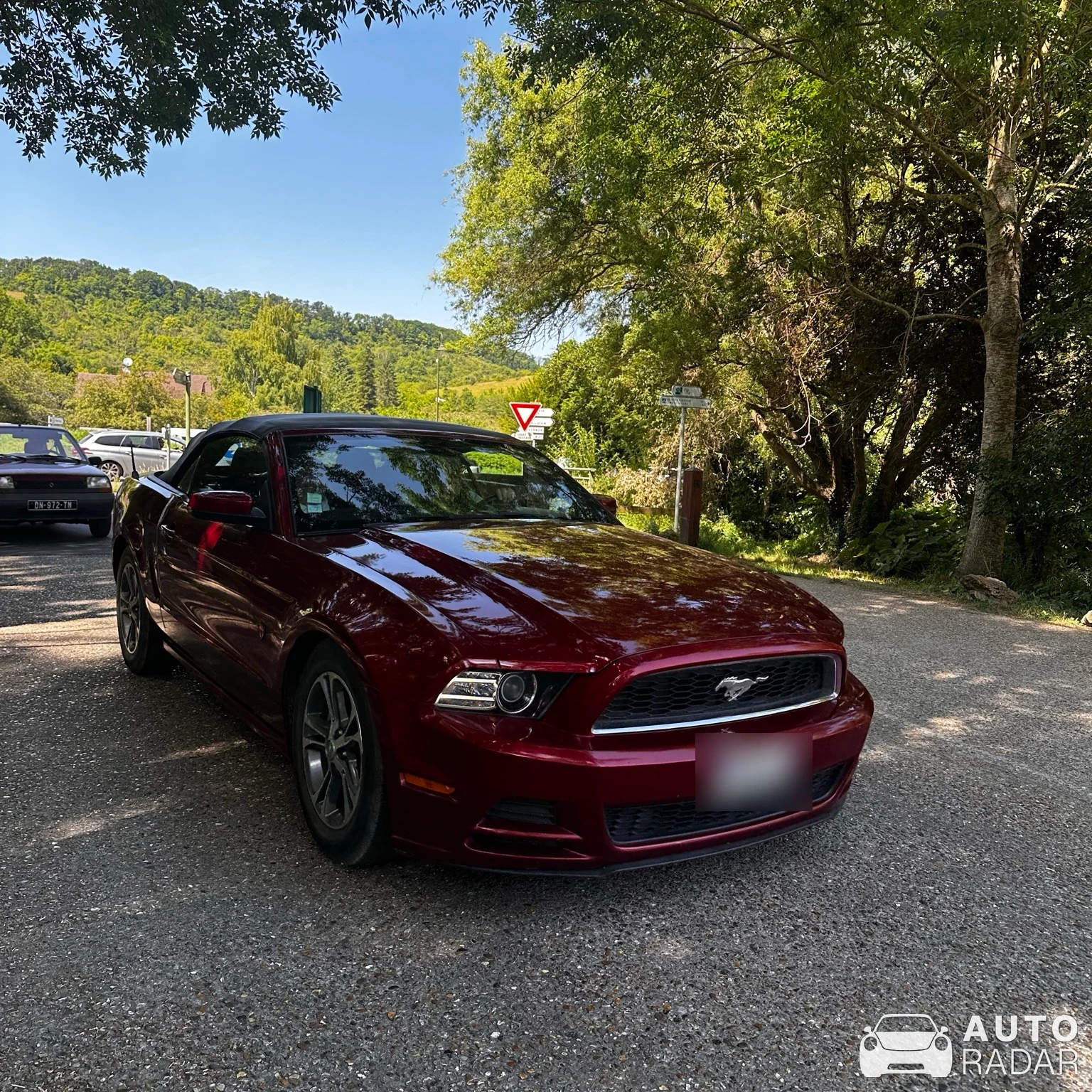 Ford Mustang GT Convertible 2015 Ford Racing spotted in Roissy-en-France