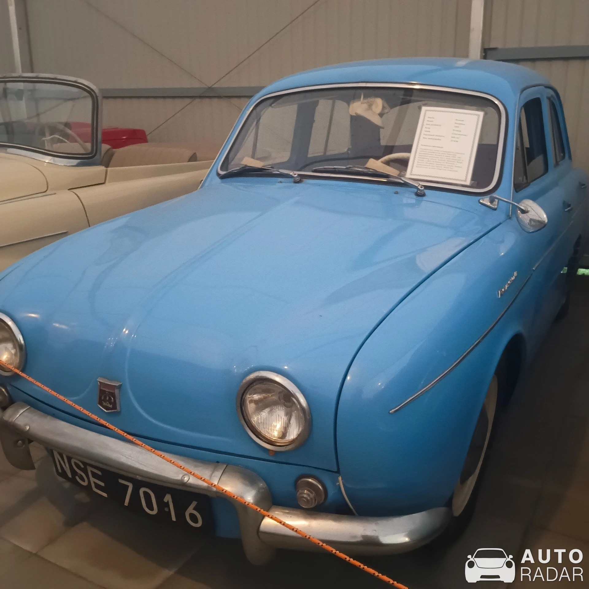 Renault Dauphine spotted in Nieborów