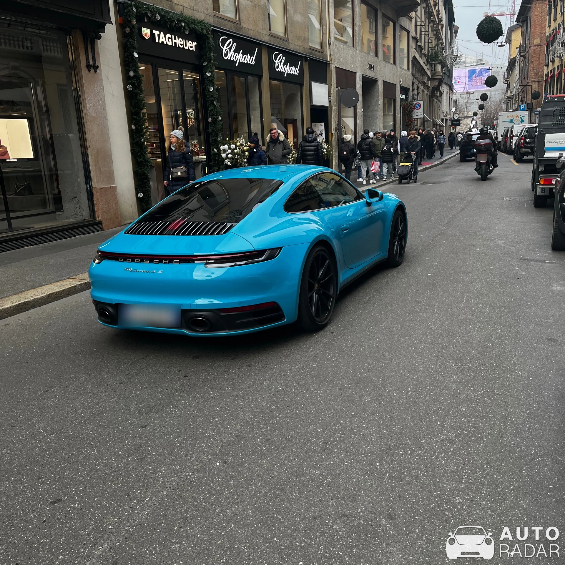 Porsche 992 Carrera S MkI spotted in Milano, Italy