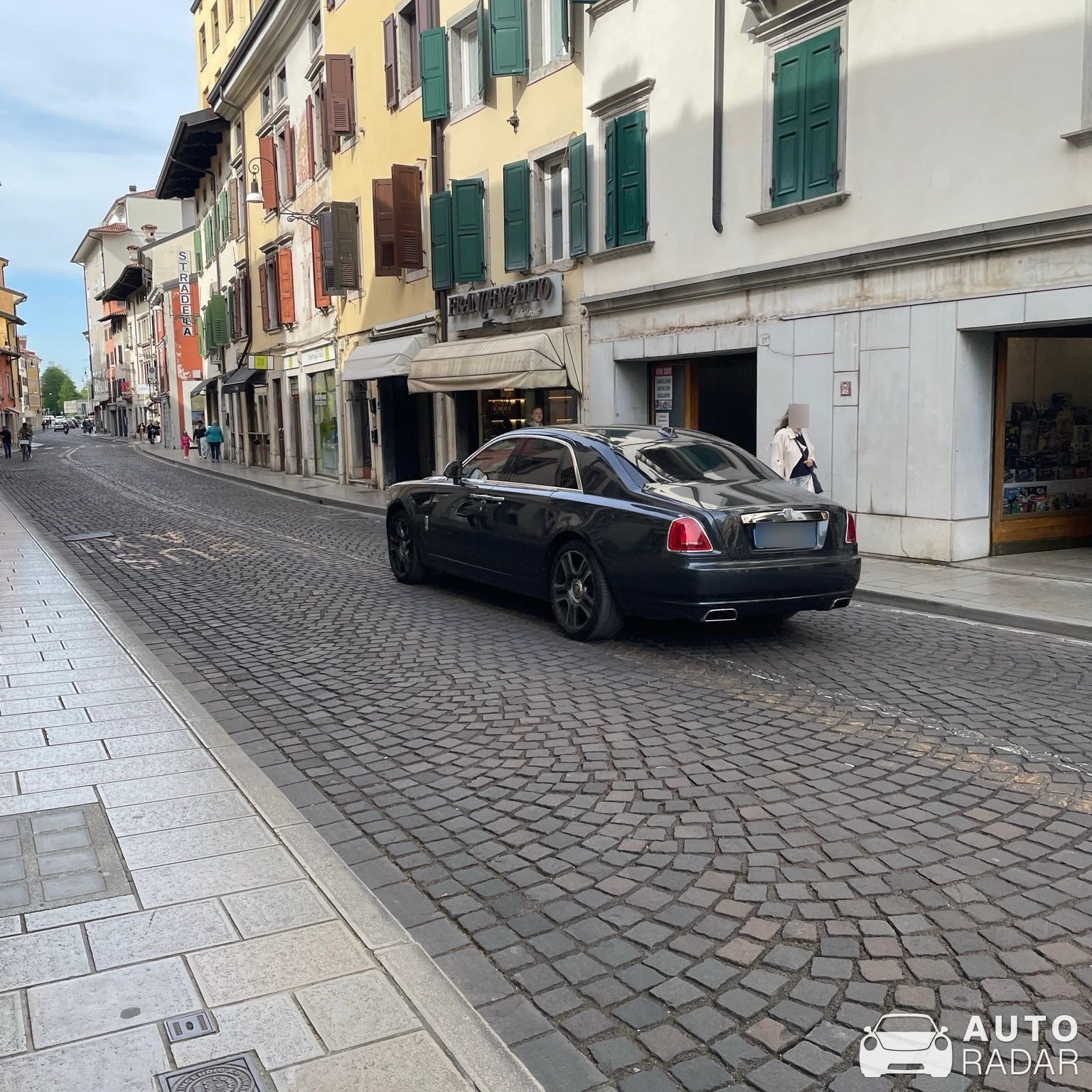 Rolls-Royce Ghost Series II Black Badge spotted in Udine