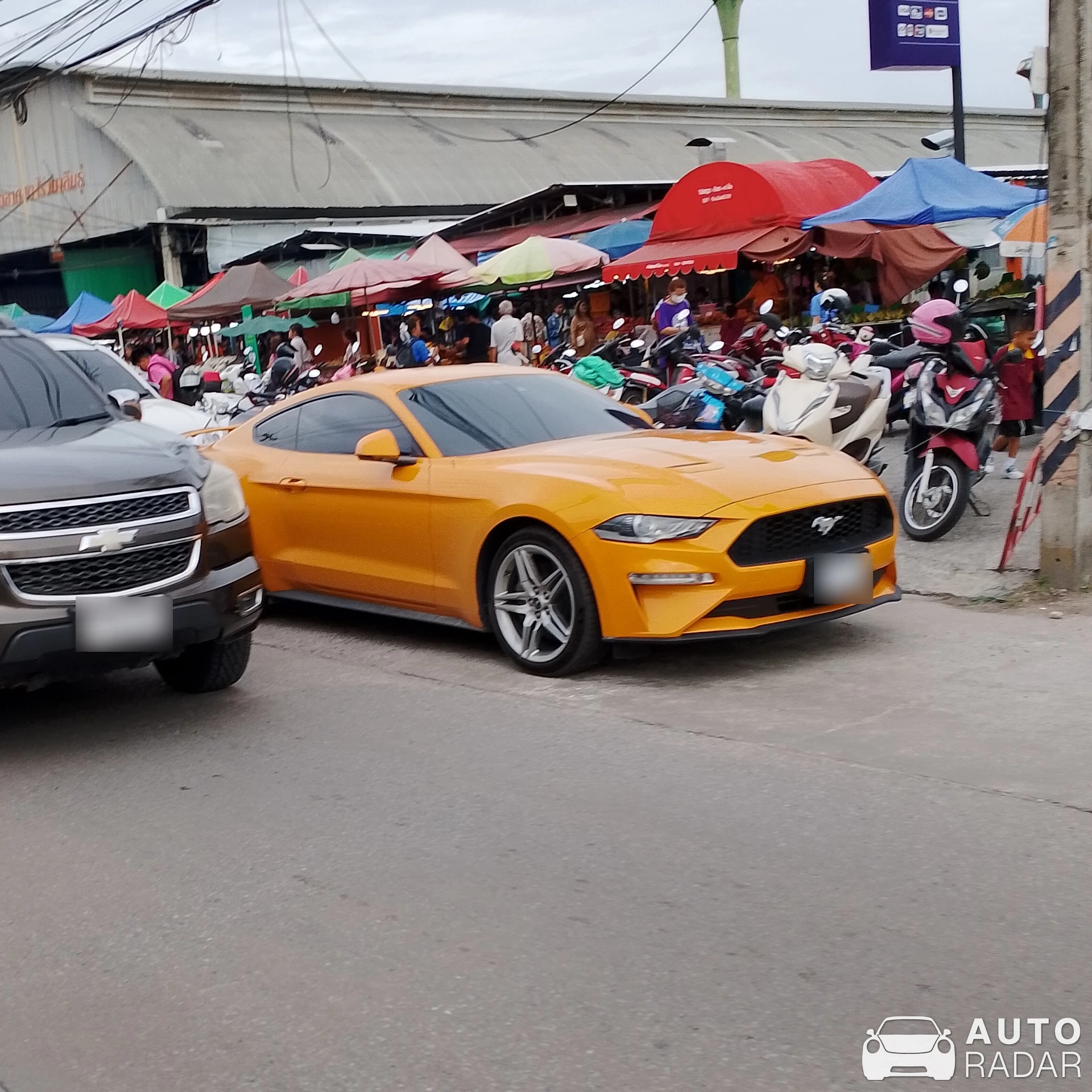 Ford Mustang GT spotted in เมืองพัทยา, ประเทศไทย