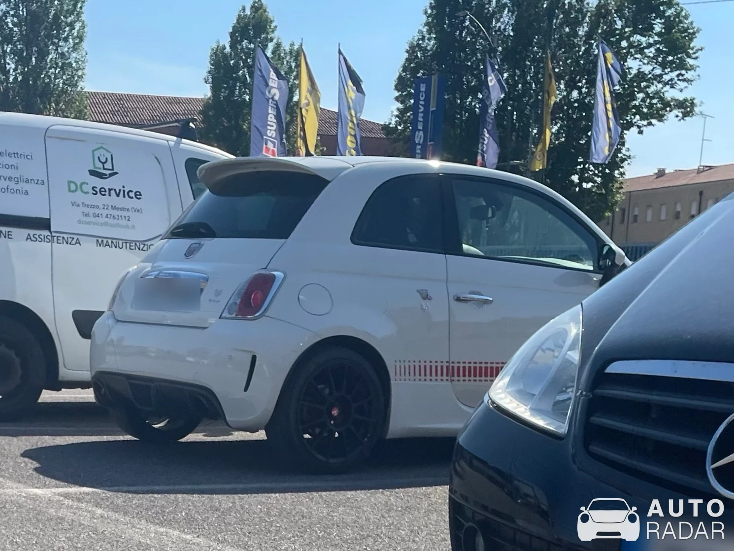 Abarth 595 Competizione spotted in Treviso