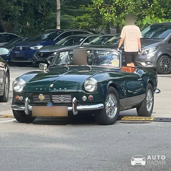 Triumph Spitfire Mark II spotted in Singapore