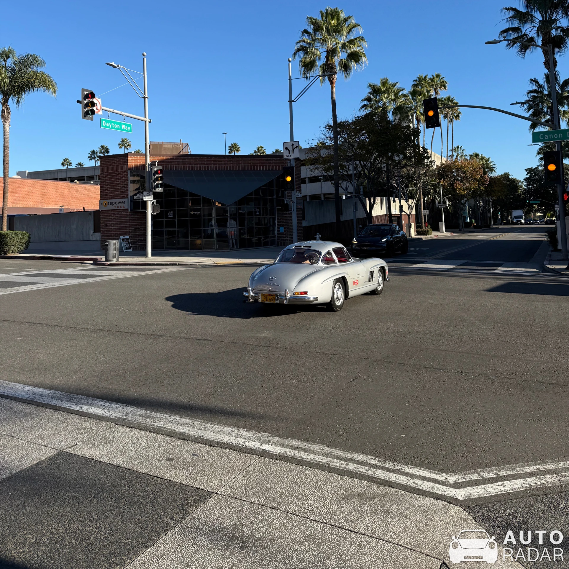 Mercedes-Benz 300SL Gullwing spotted in Beverly Hills, United States