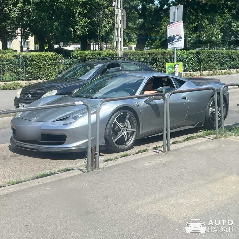 Ferrari 458 Italia Novitec Rosso spotted in Budapest