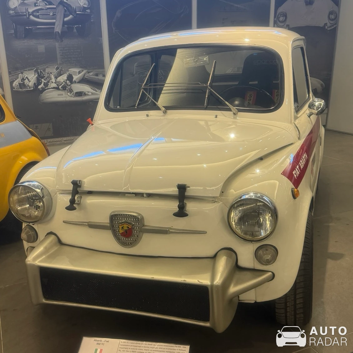 Fiat 850 Abarth TC spotted in Athina