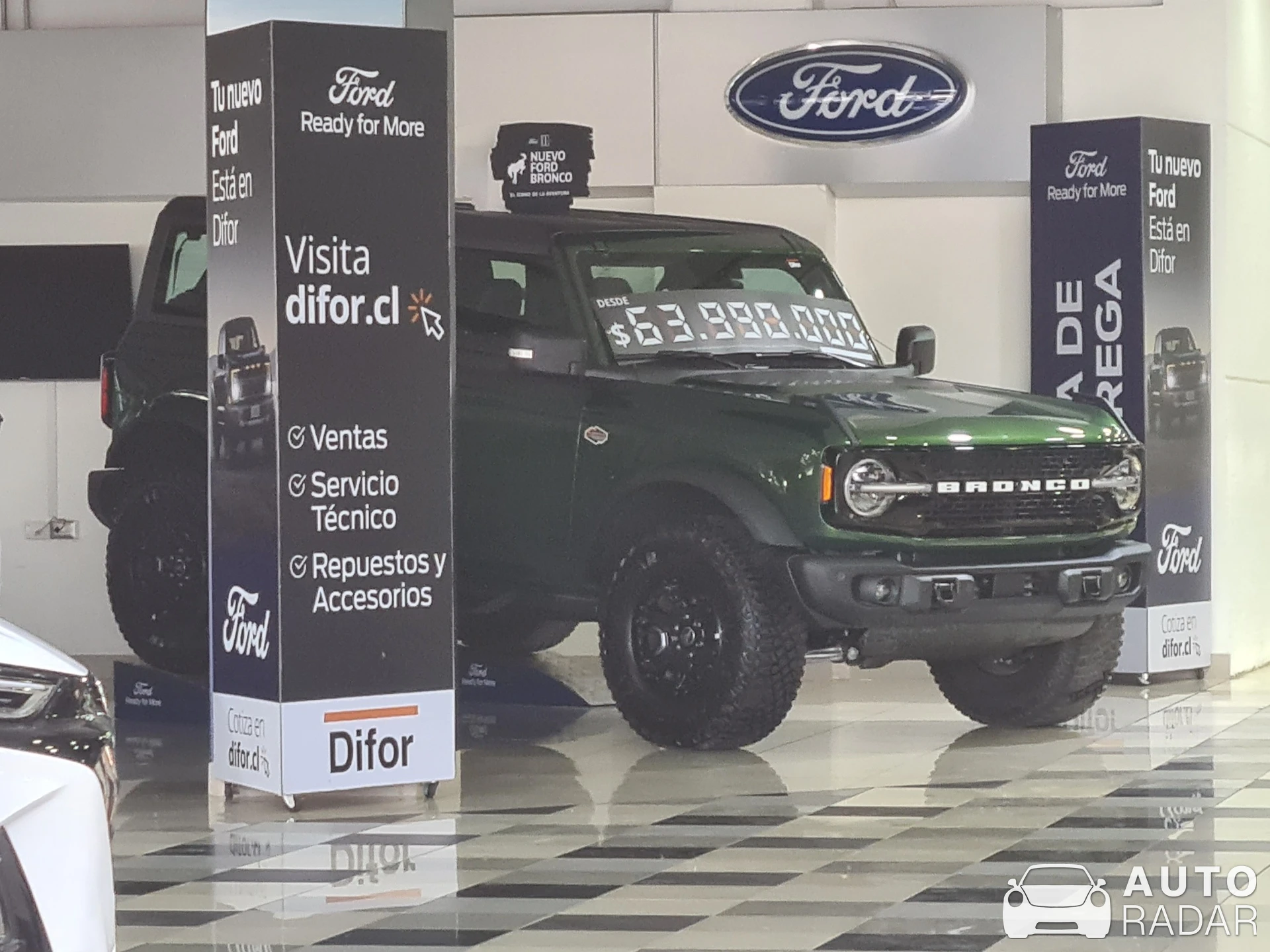 Ford Bronco spotted in Concepción, Chile